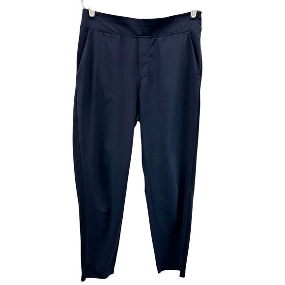 Athleta Brooklyn Mid Rise Ankle Pants Blue 8 - Picture 2 of 15